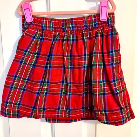 Mini Boden Red and Blue Plaid Skirt - Picture 2 of 4